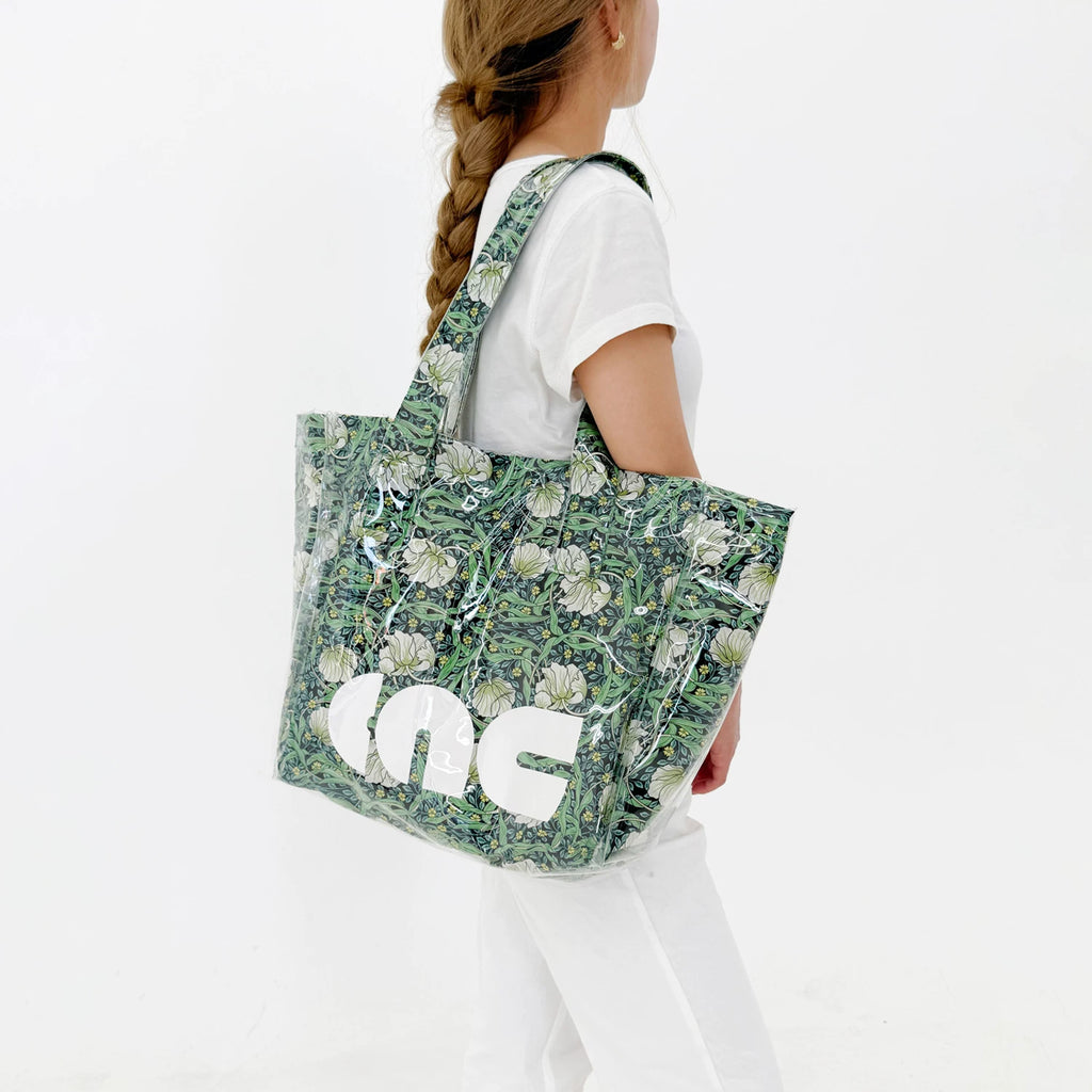 Large Clear Printed Tote
