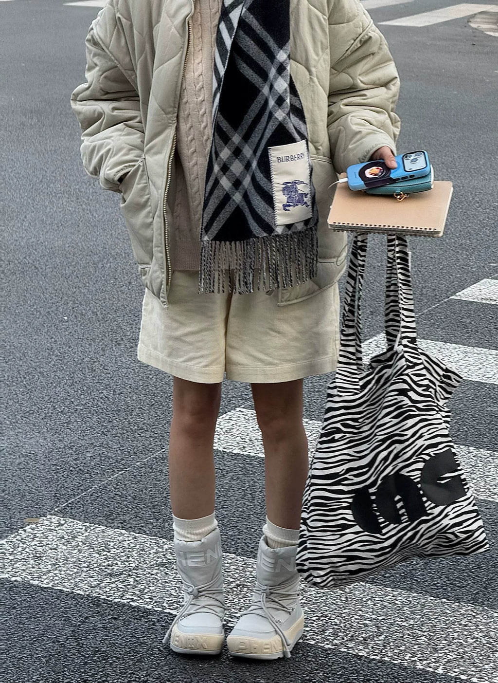 Zebra Print Tote