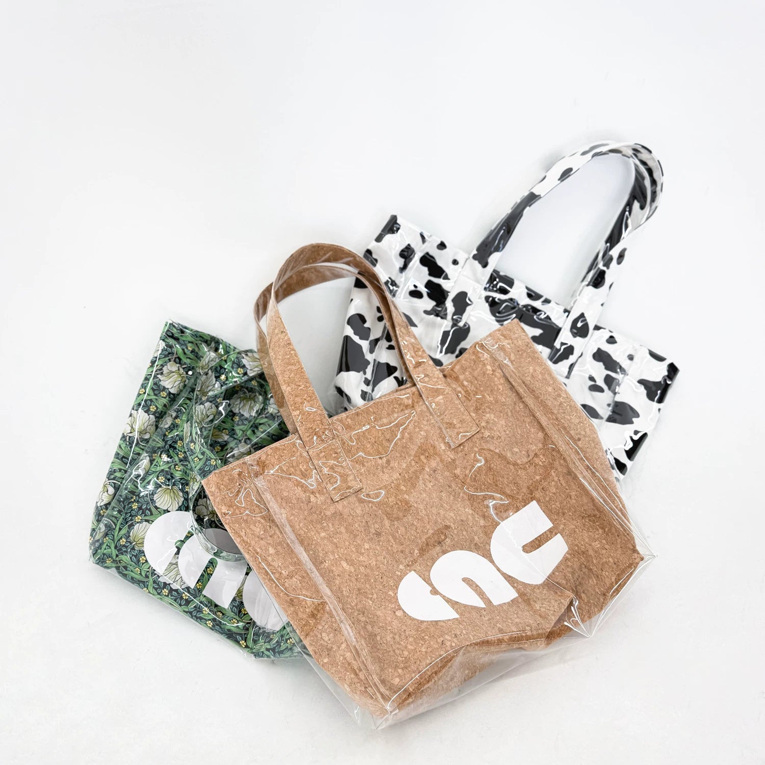 Large Clear Printed Tote