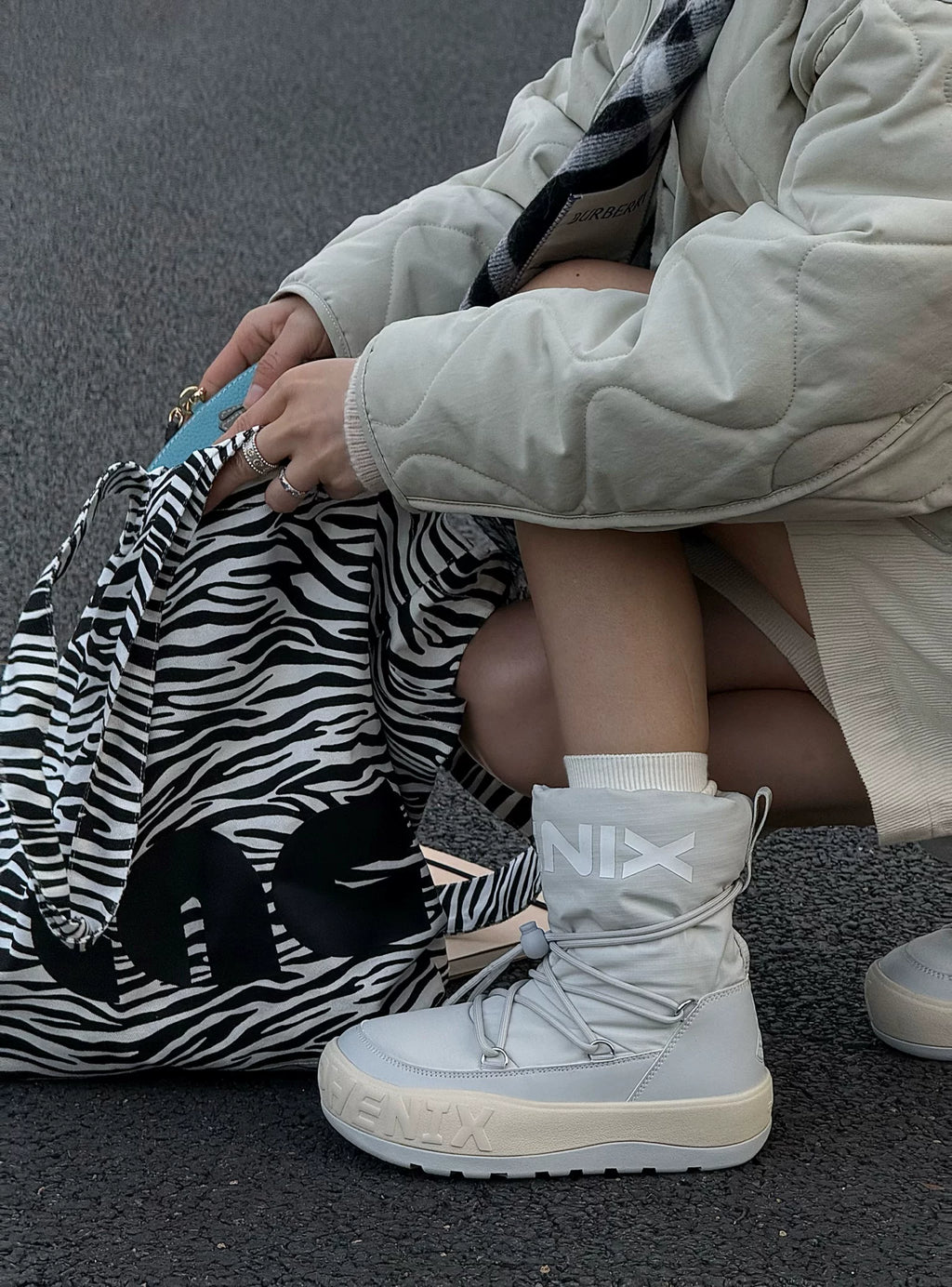 Zebra Print Tote