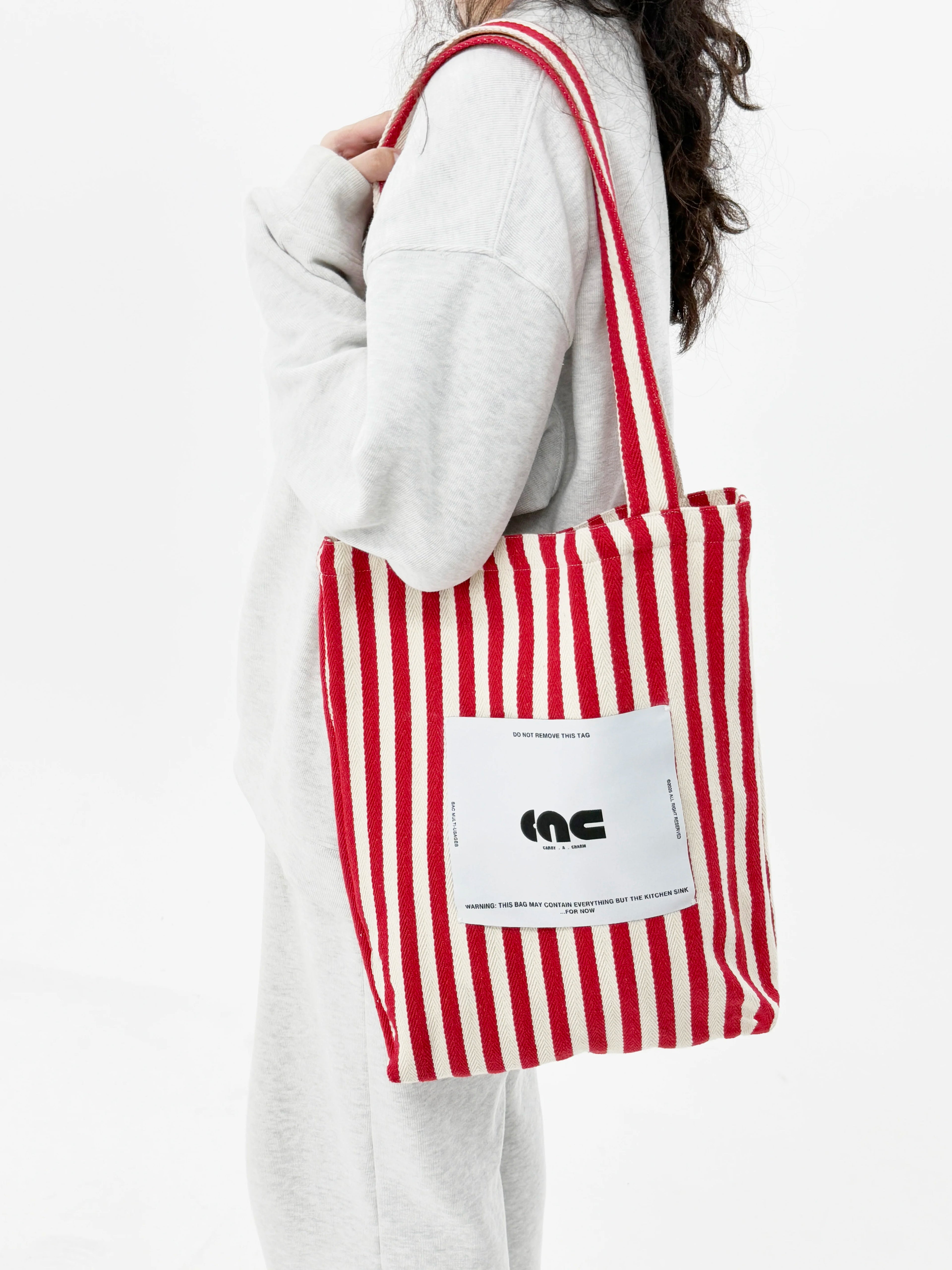 Red Stripe Tote