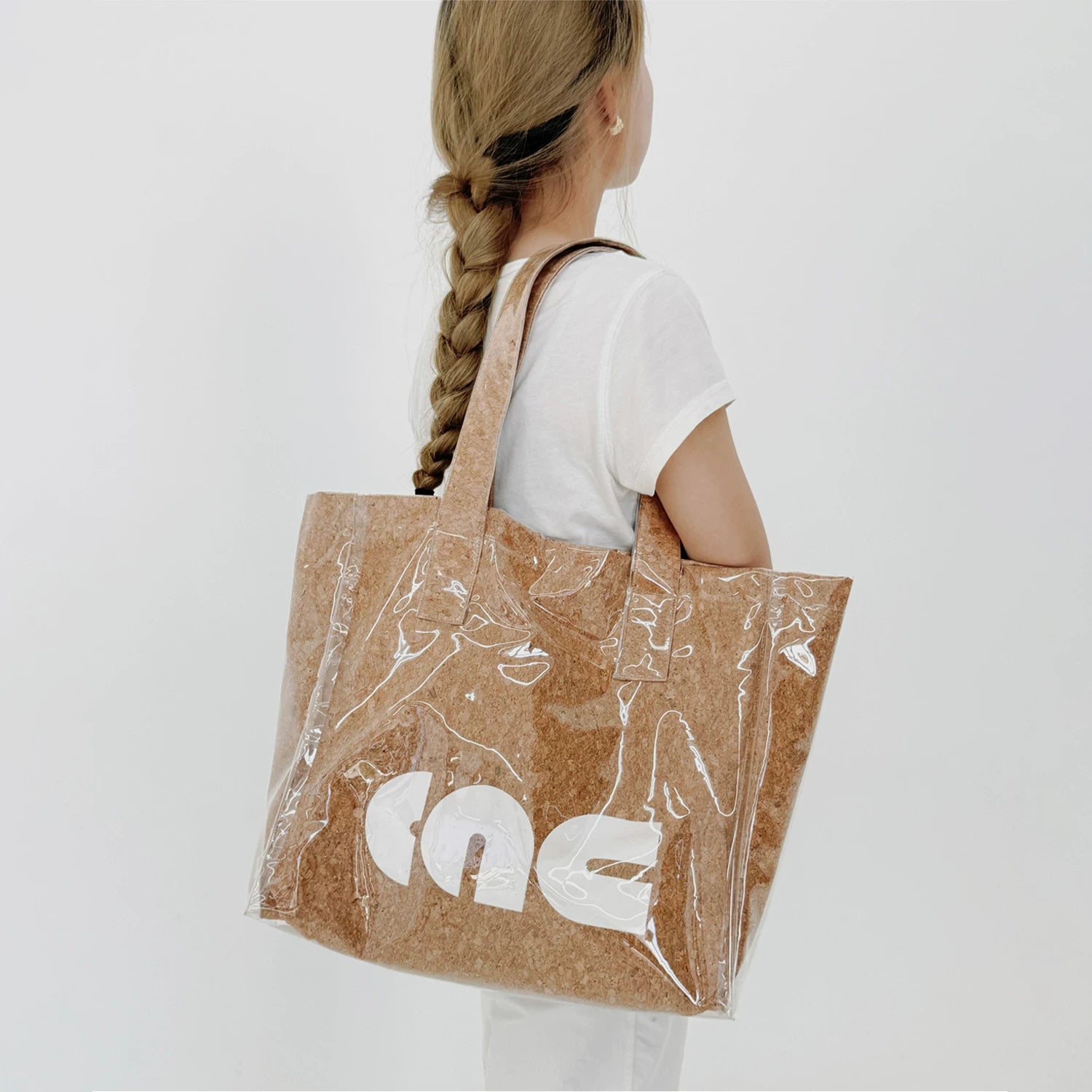 Large Clear Printed Tote