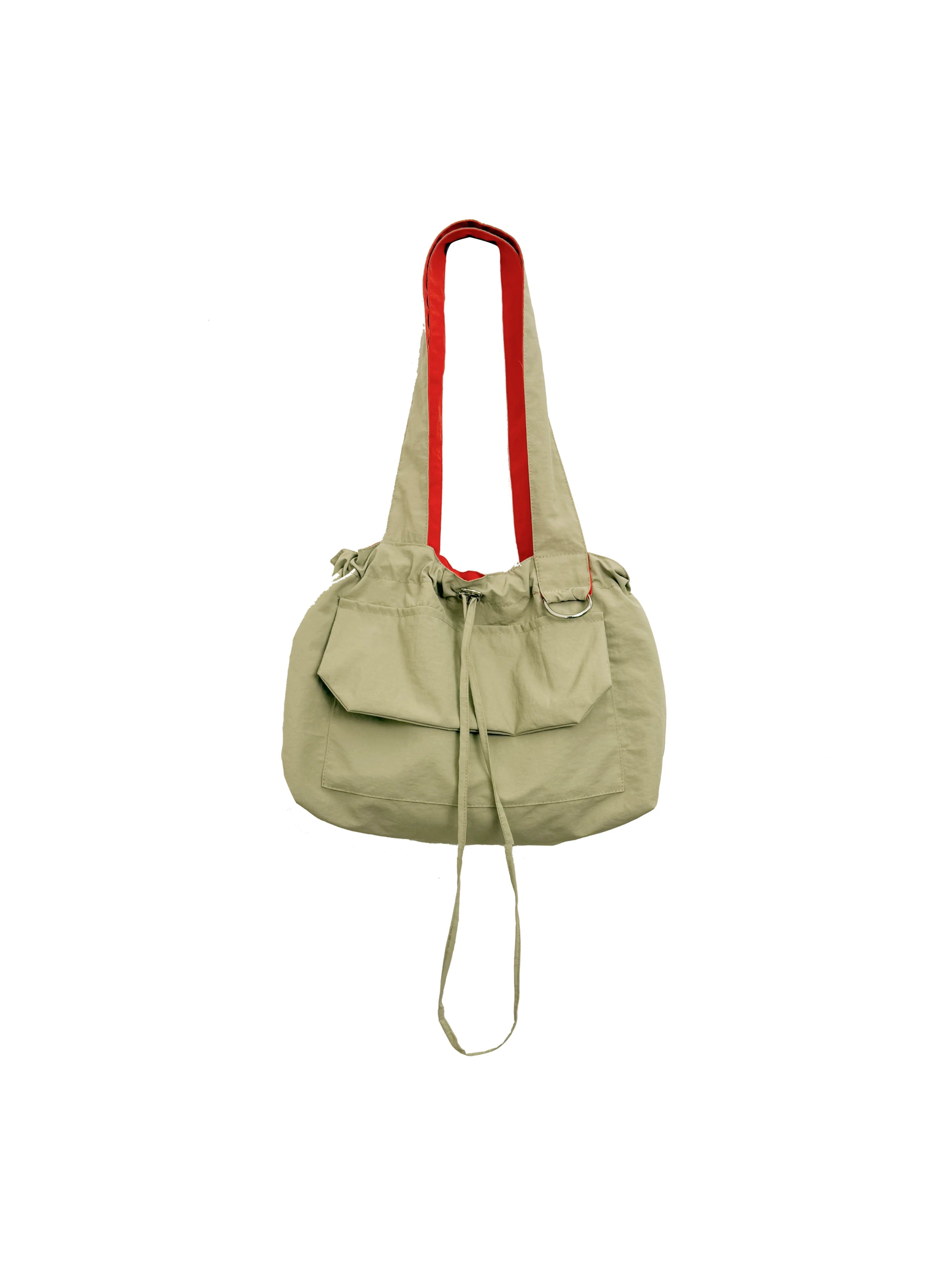 Reversible Nylon Mini Drawstring Bag