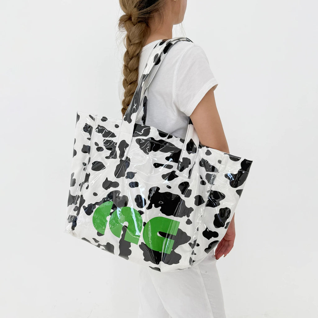 Large Clear Printed Tote