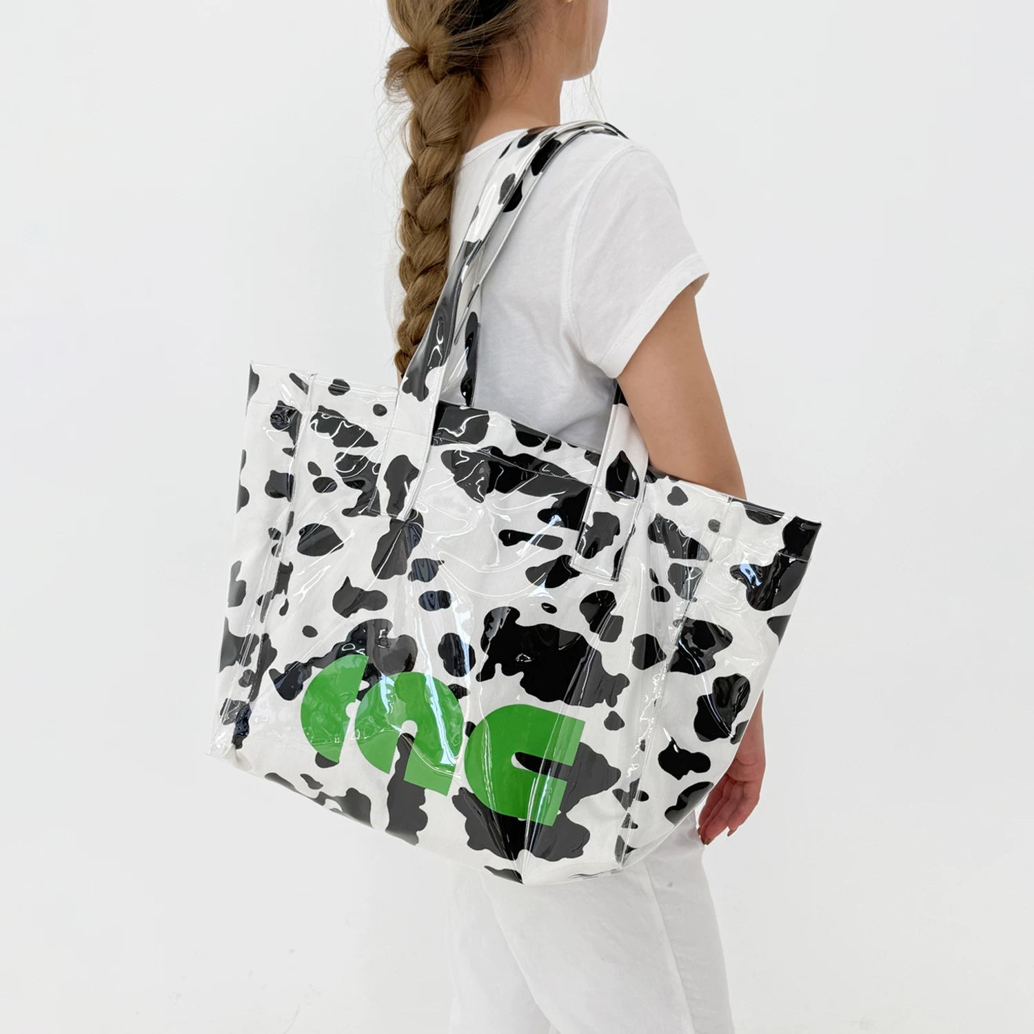 Large Clear Printed Tote