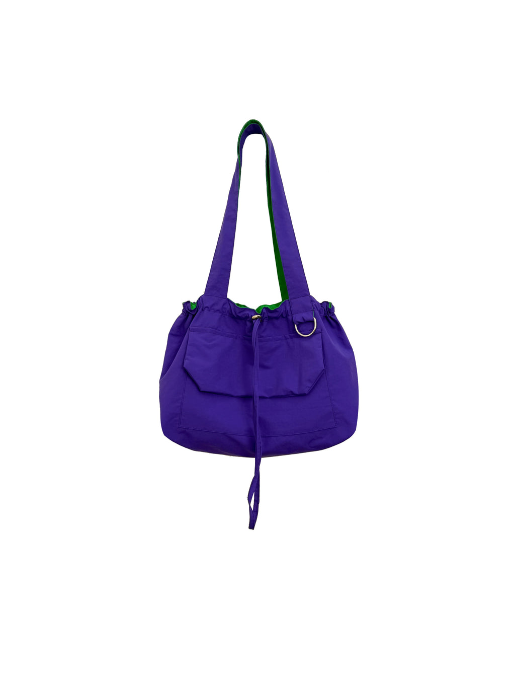 Reversible Nylon Mini Drawstring Bag